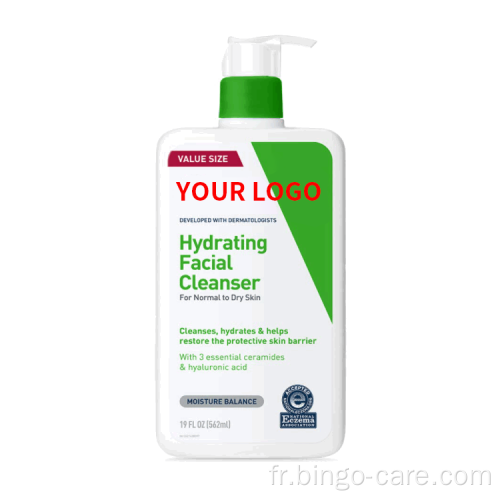 Nettoyant Visage Hydratant Doux Hydratant Non Moussant